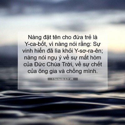 Picture 07 - 1 Sa-mu-ên 4:21 VIE - Nàng đặt tên cho đứa trẻ là - Bible Verse Picture
