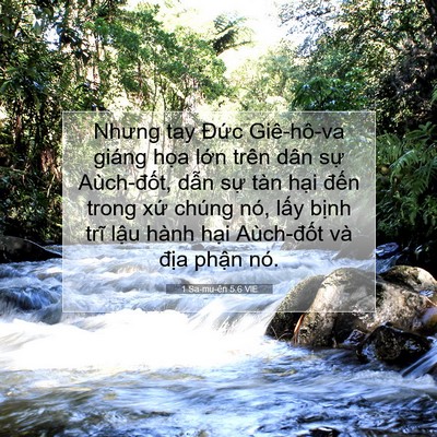 Picture 07 - 1 Sa-mu-ên 5:6 VIE - Nhưng tay Đức Giê-hô-va giáng họa lớn - Bible Verse Picture