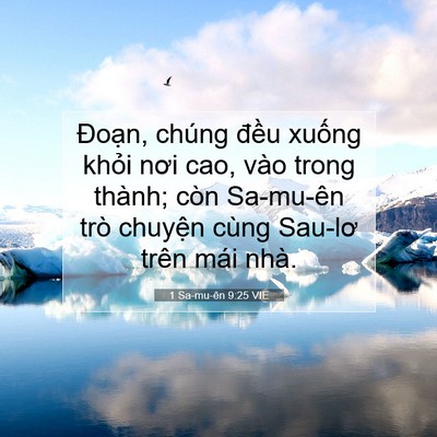 Picture 07 - 1 Sa-mu-ên 9:25 VIE - Đoạn, chúng đều xuống khỏi nơi cao, - Bible Verse Picture