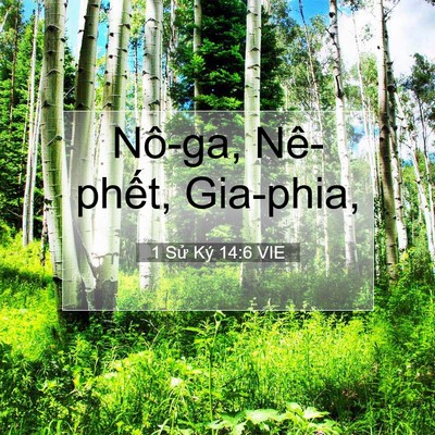 Picture 07 - 1 Sử Ký 14:6 VIE - Nô-ga, Nê-phết, - Bible Verse Picture