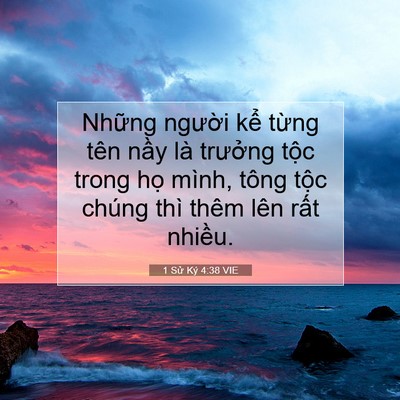 Picture 07 - 1 Sử Ký 4:38 VIE - Những người kể từng tên nầy là - Bible Verse Picture