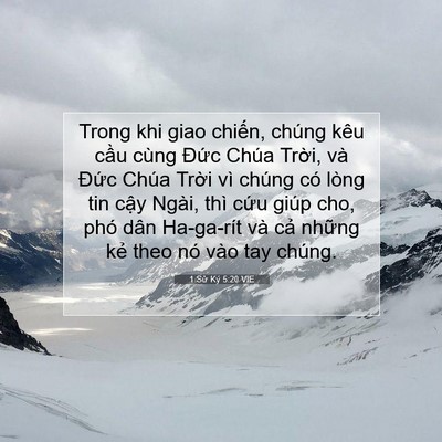 Picture 07 - 1 Sử Ký 5:20 VIE - Trong khi giao chiến, chúng kêu cầu cùng - Bible Verse Picture