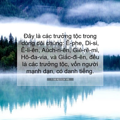 Picture 07 - 1 Sử Ký 5:24 VIE - Đây là các trưởng tộc trong dòng dõi - Bible Verse Picture