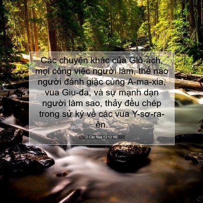 Picture 07 - 2 Các Vua 13:12 VIE - Các chuyện khác của Giô-ách, mọi công - Bible Verse Picture