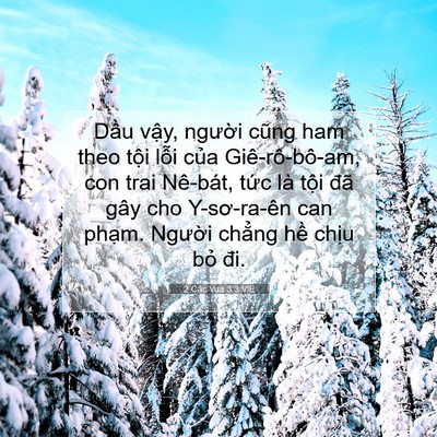 Picture 07 - 2 Các Vua 3:3 VIE - Dầu vậy, người cũng ham theo tội lỗi - Bible Verse Picture