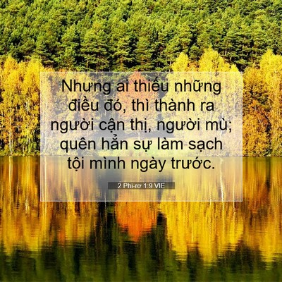 Picture 07 - 2 Phi-rơ 1:9 VIE - Nhưng ai thiếu những điều đó, thì - Bible Verse Picture