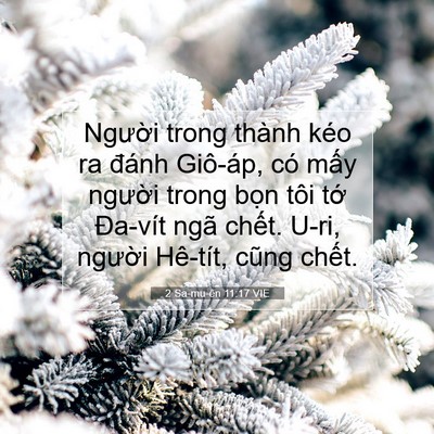 Picture 07 - 2 Sa-mu-ên 11:17 VIE - Người trong thành kéo ra đánh Giô-áp, - Bible Verse Picture