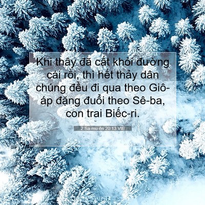 Picture 07 - 2 Sa-mu-ên 20:13 VIE - Khi thây đã cất khỏi đường cái rồi, - Bible Verse Picture