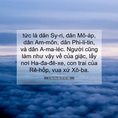 Picture 07 - 2 Sa-mu-ên 8:12 VIE - tức là dân Sy-ri, dân Mô-áp, dân Am-môn, - Bible Verse Picture