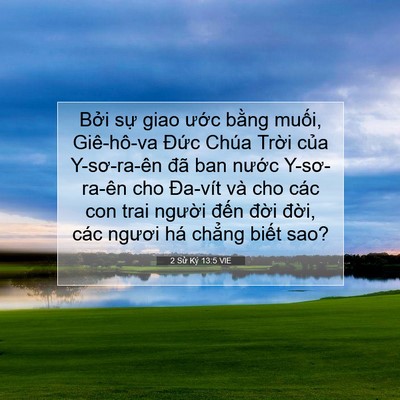 Picture 07 - 2 Sử Ký 13:5 VIE - Bởi sự giao ước bằng muối, Giê-hô-va - Bible Verse Picture