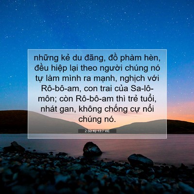 Picture 07 - 2 Sử Ký 13:7 VIE - những kẻ du đãng, đồ phàm hèn, đều - Bible Verse Picture