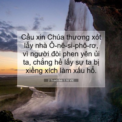 Picture 07 - 2 Ti-mô-thê 1:16 VIE - Cầu xin Chúa thương xót lấy nhà - Bible Verse Picture
