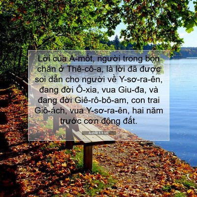 Picture 07 - A-mốt 1:1 VIE - Lời của A-mốt, người trong bọn chăn - Bible Verse Picture
