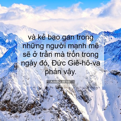Picture 07 - A-mốt 2:16 VIE - và kẻ bạo gan trong những người mạnh - Bible Verse Picture