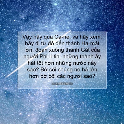 Picture 07 - A-mốt 6:2 VIE - Vậy hãy qua Ca-ne, và hãy xem; hãy đi từ - Bible Verse Picture