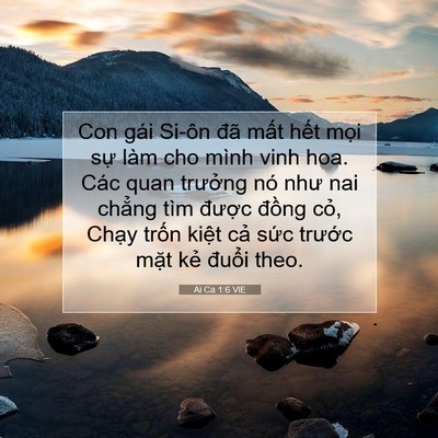 Picture 07 - Ai Ca 1:6 VIE - Con gái Si-ôn đã mất hết mọi sự làm - Bible Verse Picture