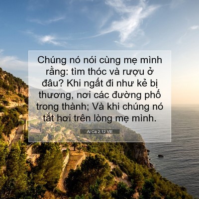 Picture 07 - Ai Ca 2:12 VIE - Chúng nó nói cùng mẹ mình rằng: tìm - Bible Verse Picture