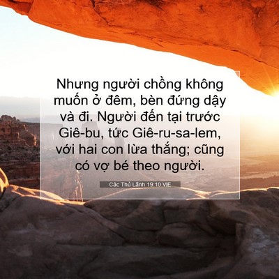 Picture 07 - Các Thủ Lãnh 19:10 VIE - Nhưng người chồng không muốn ở đêm, - Bible Verse Picture