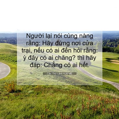 Picture 07 - Các Thủ Lãnh 4:20 VIE - Người lại nói cùng nàng rằng: Hãy - Bible Verse Picture