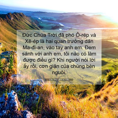 Picture 07 - Các Thủ Lãnh 8:3 VIE - Đức Chúa Trời đã phó Ô-rép và Xê-ép - Bible Verse Picture