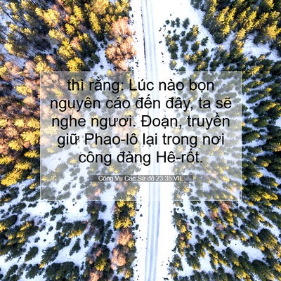 Picture 07 - Công Vụ Các Sứ đồ 23:35 VIE - thì rằng: Lúc nào bọn nguyên cáo đến - Bible Verse Picture