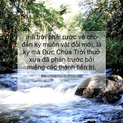 Picture 07 - Công Vụ Các Sứ đồ 3:21 VIE - mà trời phải rước về cho đến kỳ - Bible Verse Picture