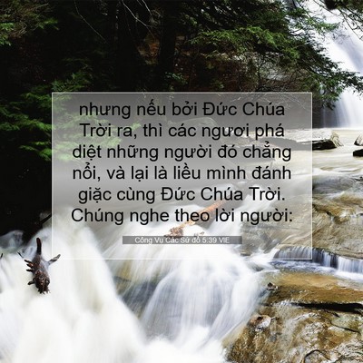 Picture 07 - Công Vụ Các Sứ đồ 5:39 VIE - nhưng nếu bởi Đức Chúa Trời ra, thì - Bible Verse Picture