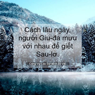 Picture 07 - Công Vụ Các Sứ đồ 9:23 VIE - Cách lâu ngày, người Giu-đa mưu với - Bible Verse Picture
