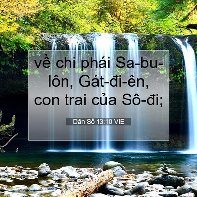 Picture 07 - Dân Số 13:10 VIE - về chi phái Sa-bu-lôn, Gát-đi-ên, con trai - Bible Verse Picture
