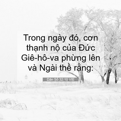 Picture 07 - Dân Số 32:10 VIE - Trong ngày đó, cơn thạnh nộ của Đức - Bible Verse Picture