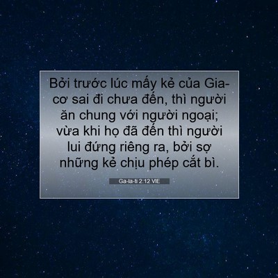 Picture 07 - Ga-la-ti 2:12 VIE - Bởi trước lúc mấy kẻ của Gia-cơ sai - Bible Verse Picture