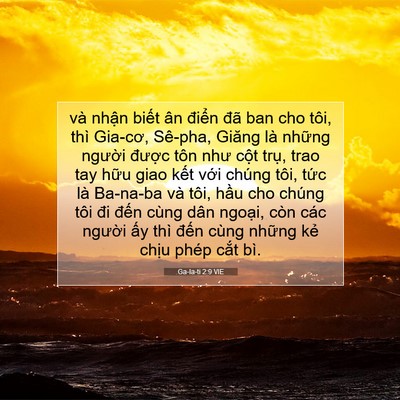 Picture 07 - Ga-la-ti 2:9 VIE - và nhận biết ân điển đã ban cho tôi, - Bible Verse Picture