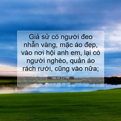 Picture 07 - Gia-cơ 2:2 VIE - Giả sử có người đeo nhẫn vàng, mặc - Bible Verse Picture