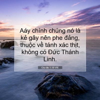 Picture 07 - Giu-đe 1:19 VIE - Aáy chính chúng nó là kẻ gây nên phe - Bible Verse Picture