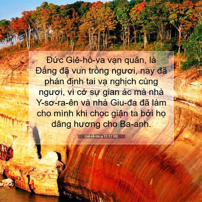 Picture 07 - Giê-rê-mi-a 11:17 VIE - Đức Giê-hô-va vạn quân, là Đấng đã - Bible Verse Picture