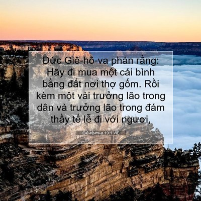 Picture 07 - Giê-rê-mi-a 19:1 VIE - Đức Giê-hô-va phán rằng: Hãy đi mua - Bible Verse Picture