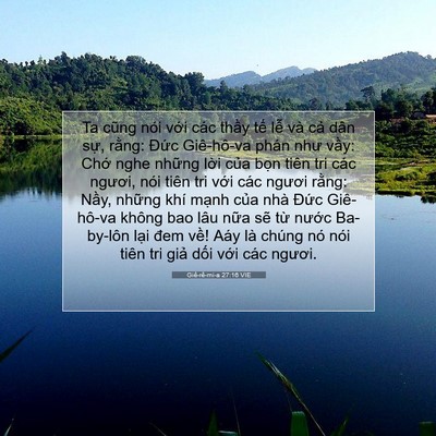 Picture 07 - Giê-rê-mi-a 27:16 VIE - Ta cũng nói với các thầy tế lễ và - Bible Verse Picture