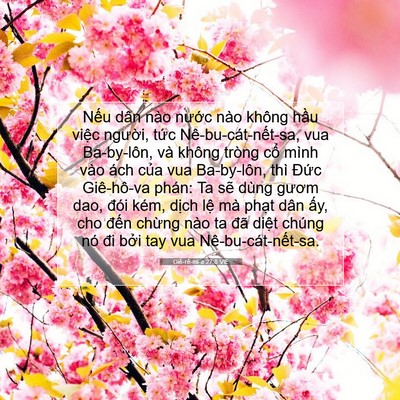 Picture 07 - Giê-rê-mi-a 27:8 VIE - Nếu dân nào nước nào không hầu việc - Bible Verse Picture