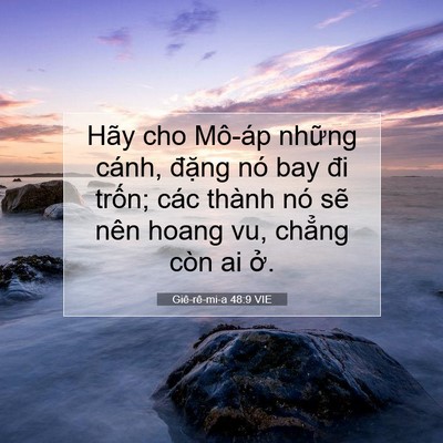 Picture 07 - Giê-rê-mi-a 48:9 VIE - Hãy cho Mô-áp những cánh, đặng nó bay - Bible Verse Picture