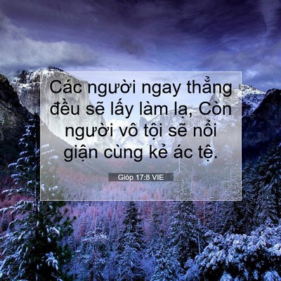 Picture 07 - Gióp 17:8 VIE - Các người ngay thẳng đều sẽ lấy làm - Bible Verse Picture