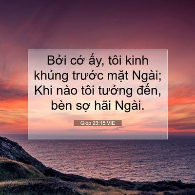 Picture 07 - Gióp 23:15 VIE - Bởi cớ ấy, tôi kinh khủng trước mặt - Bible Verse Picture