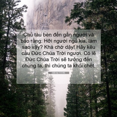 Picture 07 - Giô-na 1:6 VIE - Chủ tàu bèn đến gần người và bảo - Bible Verse Picture