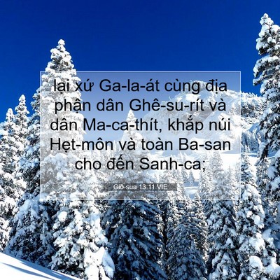 Picture 07 - Giô-sua 13:11 VIE - lại xứ Ga-la-át cùng địa phận dân - Bible Verse Picture
