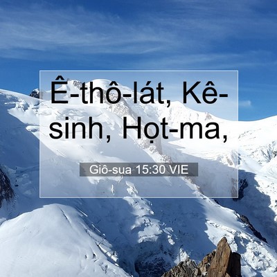 Picture 07 - Giô-sua 15:30 VIE - Ê-thô-lát, Kê-sinh, - Bible Verse Picture