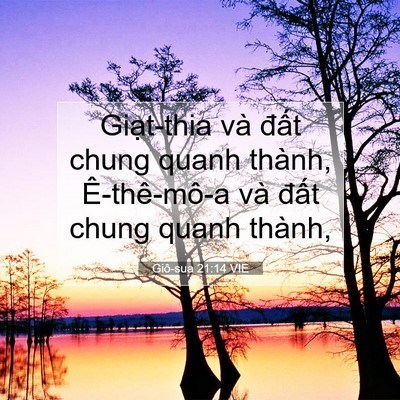 Picture 07 - Giô-sua 21:14 VIE - Giạt-thia và đất chung quanh thành, - Bible Verse Picture