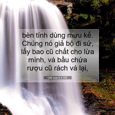 Picture 07 - Giô-sua 9:4 VIE - bèn tính dùng mưu kế. Chúng nó giả bộ - Bible Verse Picture