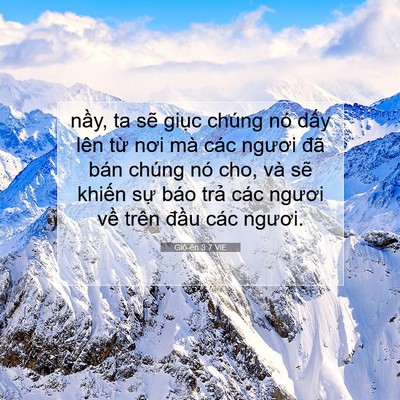 Picture 07 - Giô-ên 3:7 VIE - nầy, ta sẽ giục chúng nó dấy lên từ - Bible Verse Picture