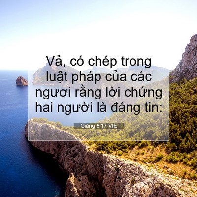 Picture 07 - Giăng 8:17 VIE - Vả, có chép trong luật pháp của các - Bible Verse Picture