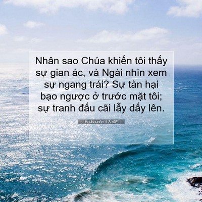 Picture 07 - Ha-ba-cúc 1:3 VIE - Nhân sao Chúa khiến tôi thấy sự gian - Bible Verse Picture