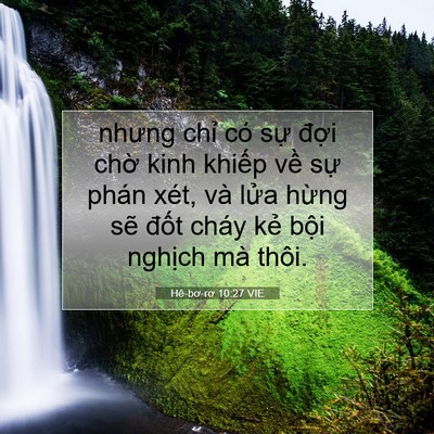 Picture 07 - Hê-bơ-rơ 10:27 VIE - nhưng chỉ có sự đợi chờ kinh khiếp - Bible Verse Picture
